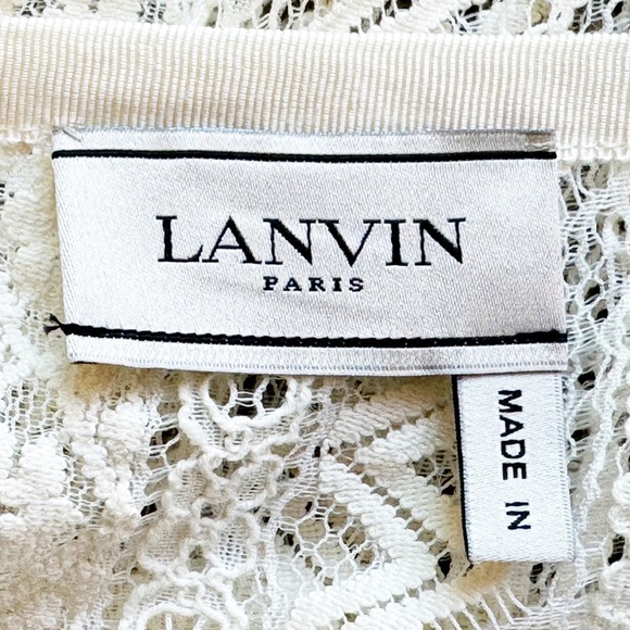 Lanvin Ivory Lace Blouse - Picture 3 of 13